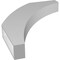 Ekena Millwork 3 1/2-in. W x 24-in. D x 32-in. H Thorton Architectural Grade PVC Knee Brace BRCP035X24X32THR - alternate 4